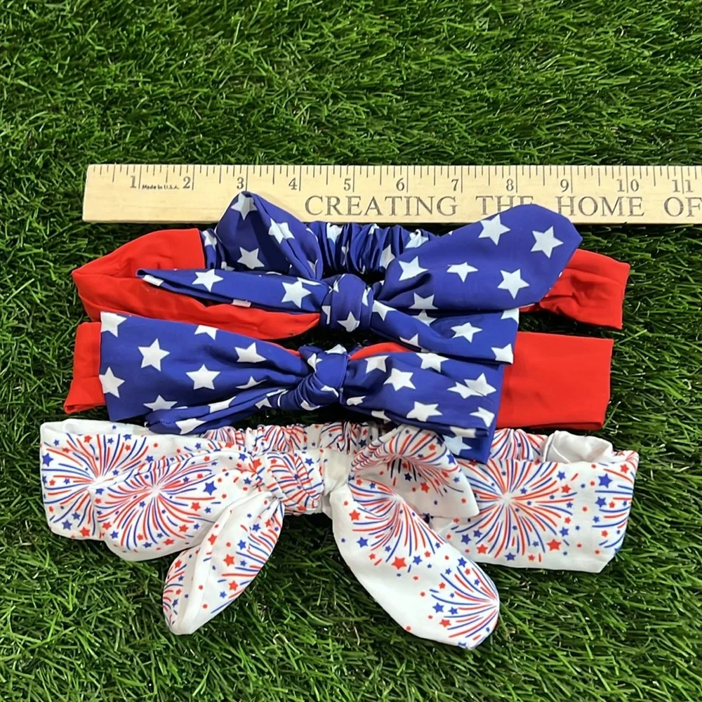 Patriotic Headband - Set of 3